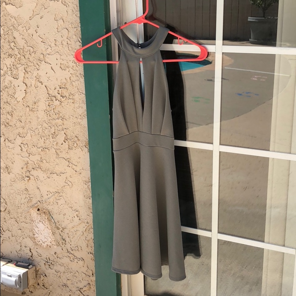 Olive green dress